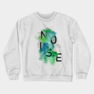 N O I S E - Smoke & Typography Crewneck Sweatshirt